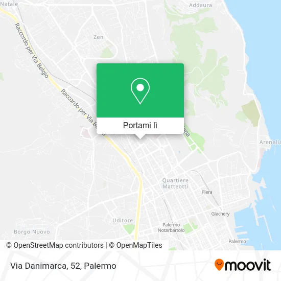 Mappa Via Danimarca, 52