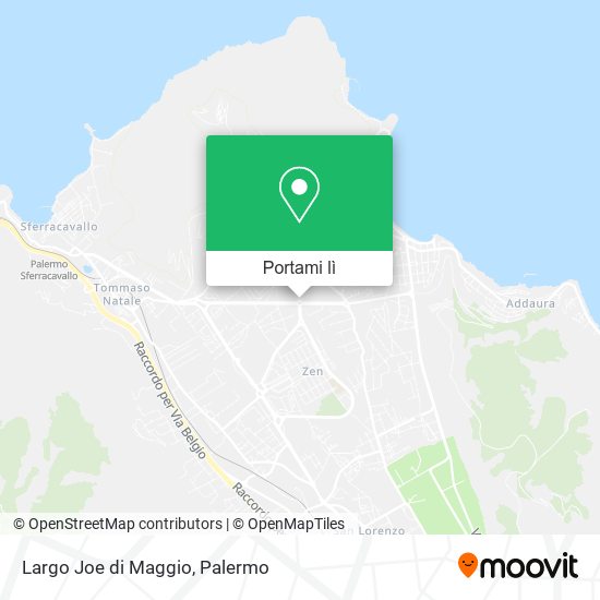 Mappa Largo Joe di Maggio