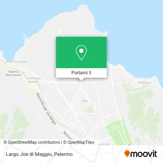 Mappa Largo Joe di Maggio