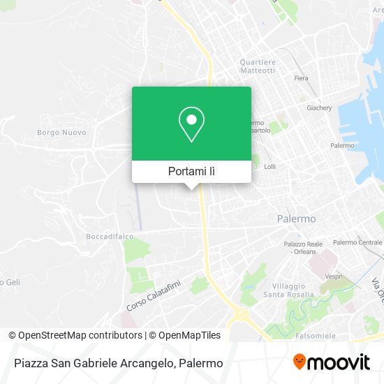 Mappa Piazza San Gabriele Arcangelo