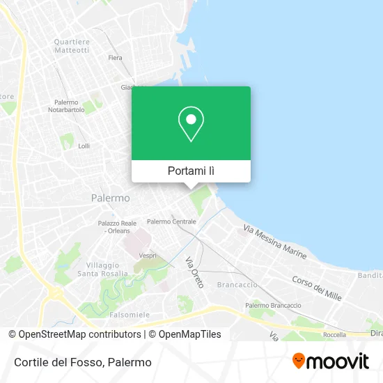 Mappa Cortile del Fosso