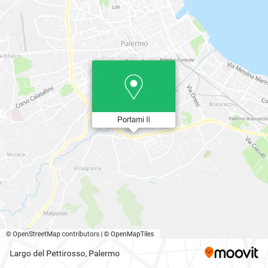 Mappa Largo del Pettirosso