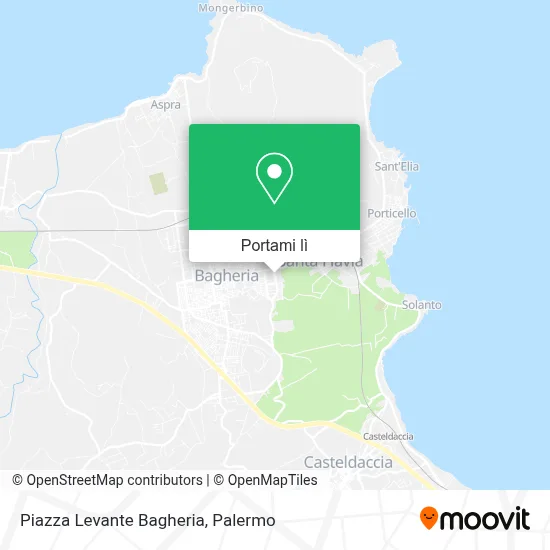 Mappa Piazza Levante Bagheria