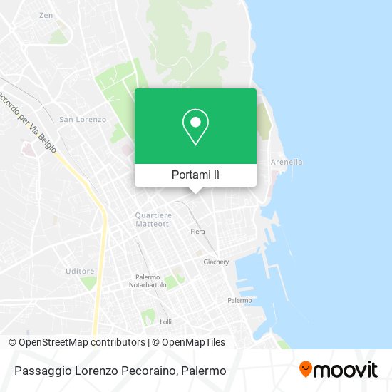Mappa Passaggio Lorenzo Pecoraino
