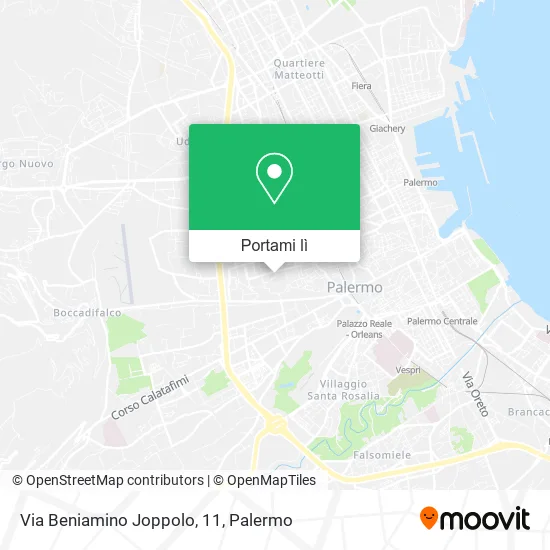 Mappa Via Beniamino Joppolo, 11
