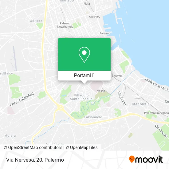 Mappa Via Nervesa, 20