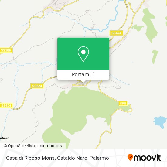 Mappa Casa di Riposo Mons. Cataldo Naro