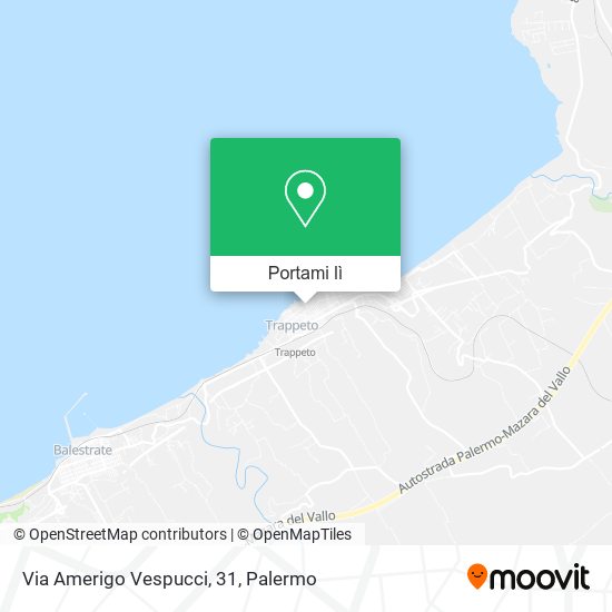Mappa Via Amerigo Vespucci, 31