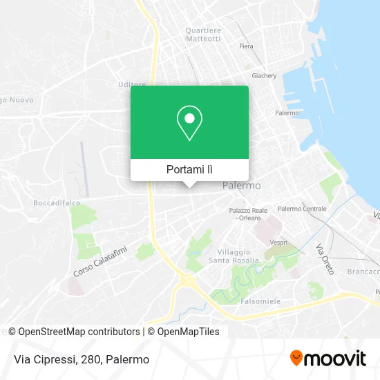 Mappa Via Cipressi, 280