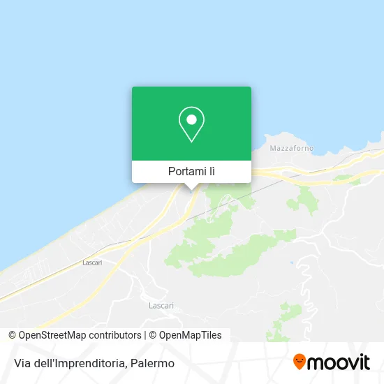 Mappa Via dell'Imprenditoria