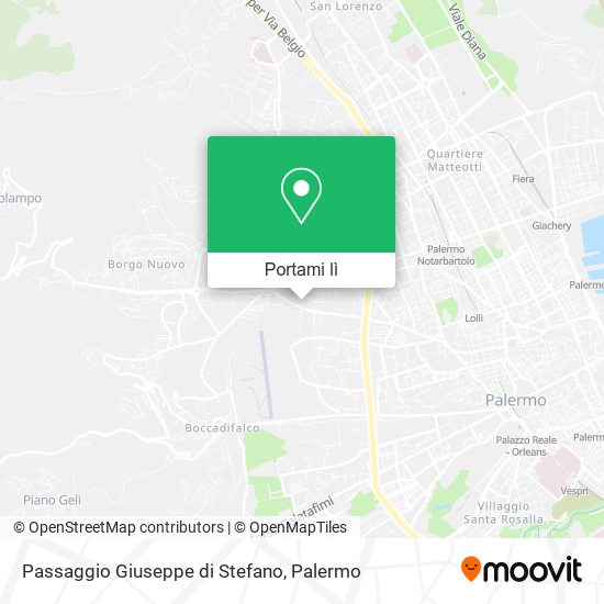Mappa Passaggio Giuseppe di Stefano