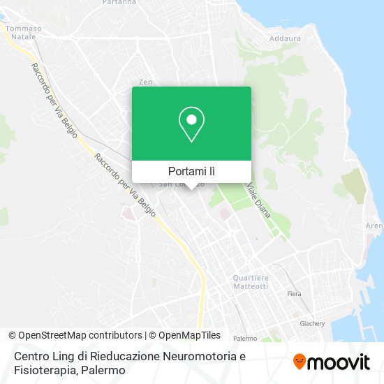 Mappa Centro Ling di Rieducazione Neuromotoria e Fisioterapia