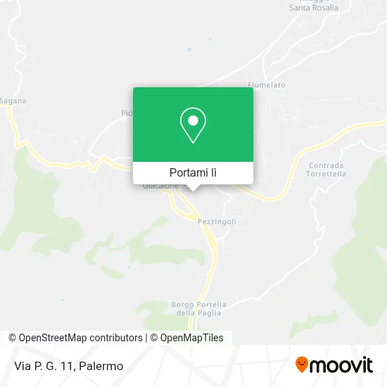 Mappa Via P. G. 11
