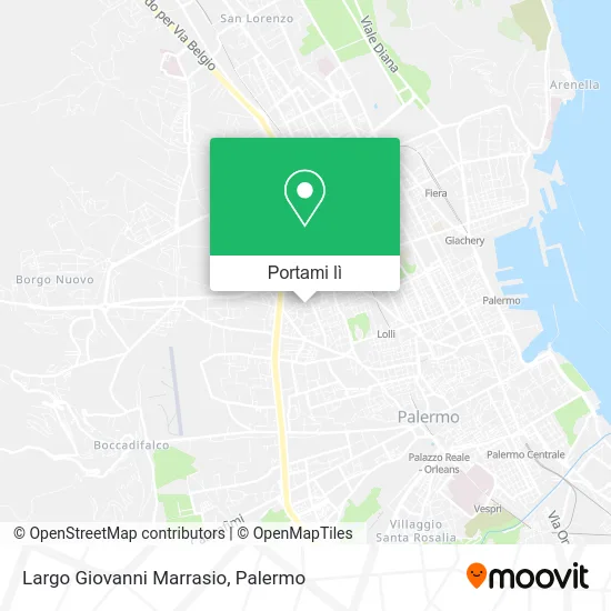 Mappa Largo Giovanni Marrasio