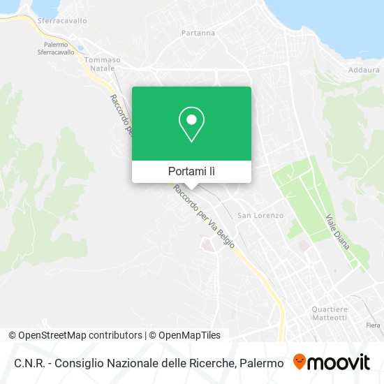 Mappa C.N.R. - Consiglio Nazionale delle Ricerche