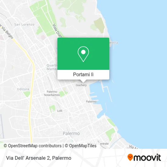 Mappa Via Dell' Arsenale 2