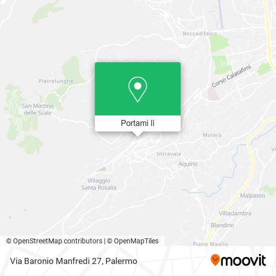 Mappa Via Baronio Manfredi 27