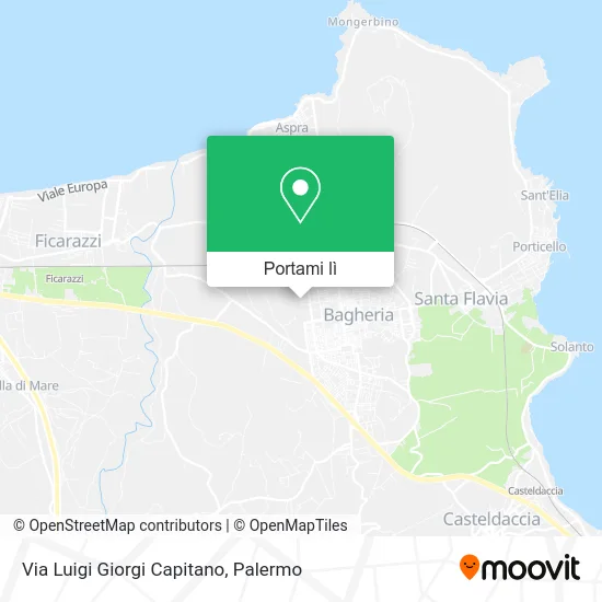 Mappa Via Luigi Giorgi Capitano