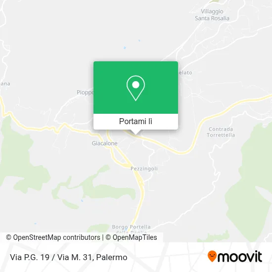 Mappa Via P.G. 19 / Via M. 31