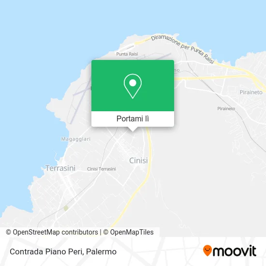 Mappa Contrada Piano Peri