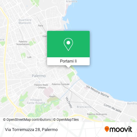 Mappa Via Torremuzza  28