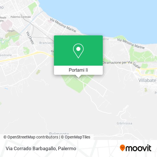 Mappa Via Corrado Barbagallo