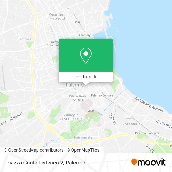 Mappa Piazza Conte Federico  2