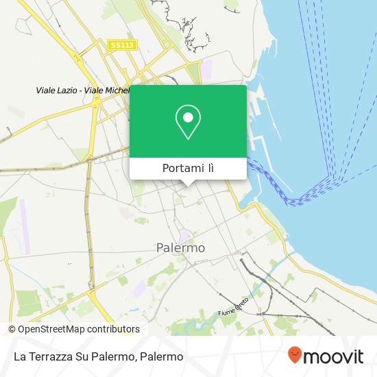 Mappa La Terrazza Su Palermo