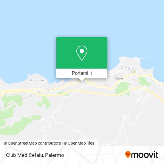 Mappa Club Med Cefalu