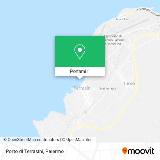 Mappa Porto di Terrasini