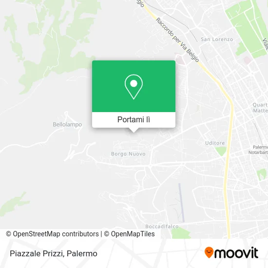 Mappa Piazzale Prizzi