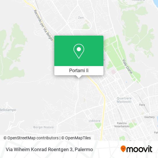 Mappa Via Wiheim Konrad Roentgen  3