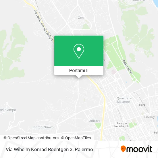 Mappa Via Wiheim Konrad Roentgen  3