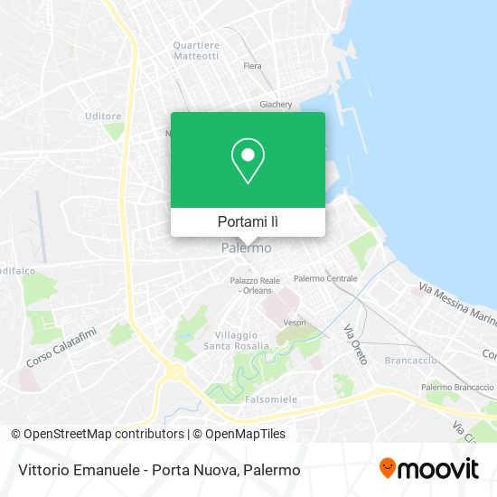 Mappa Vittorio Emanuele - Porta Nuova