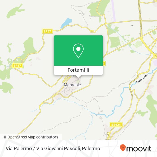 Mappa Via Palermo / Via Giovanni Pascoli