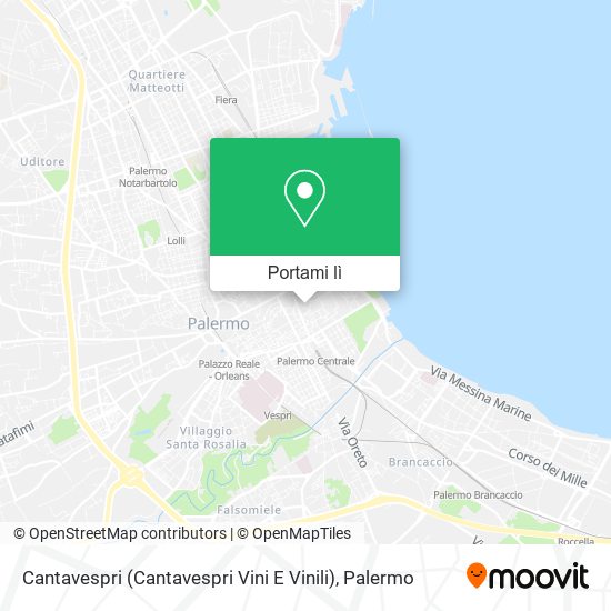 Mappa Cantavespri (Cantavespri Vini E Vinili)