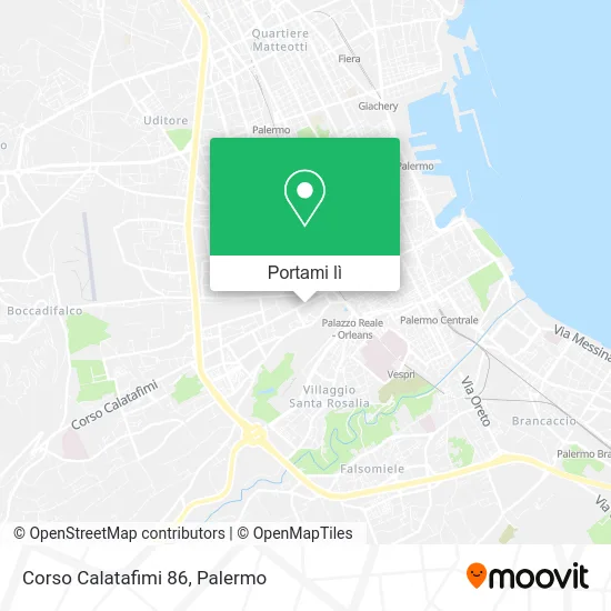 Mappa Corso Calatafimi  86