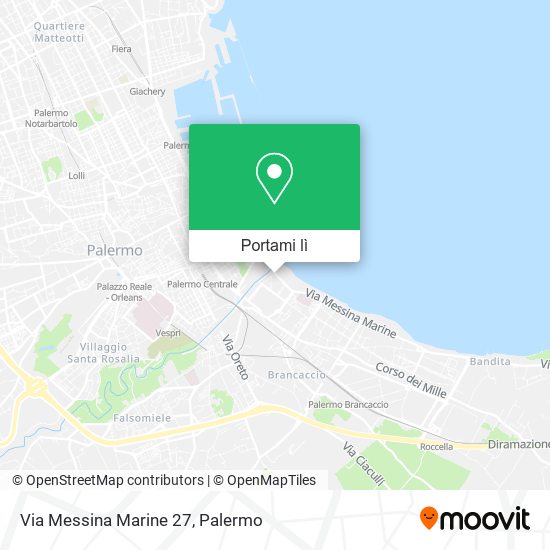 Mappa Via Messina Marine  27