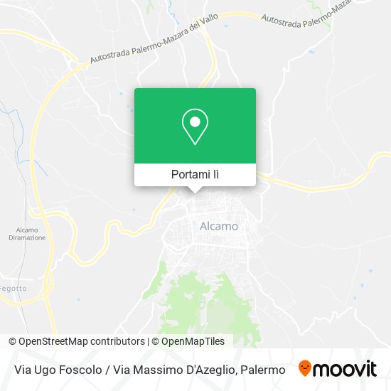 Mappa Via Ugo Foscolo / Via Massimo D'Azeglio