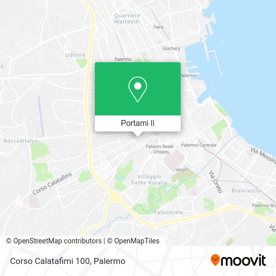 Mappa Corso Calatafimi  100