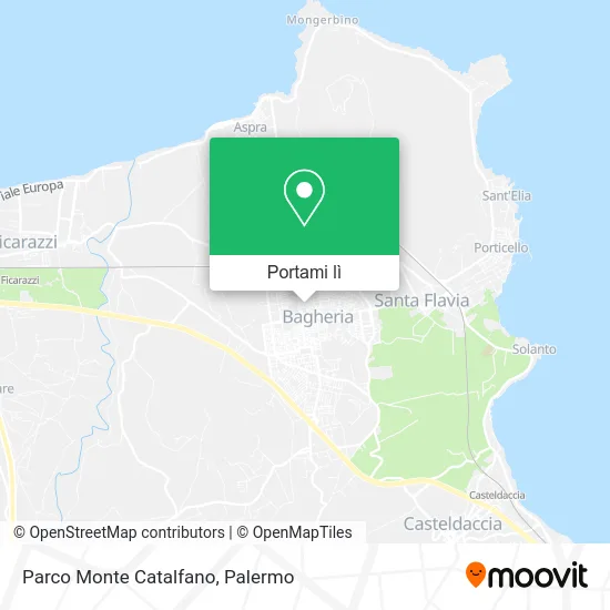 Mappa Parco Monte Catalfano