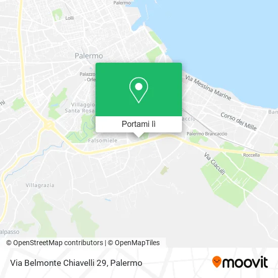 Mappa Via Belmonte Chiavelli 29