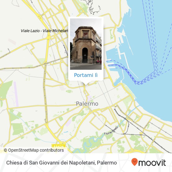 Mappa Chiesa di San Giovanni dei Napoletani