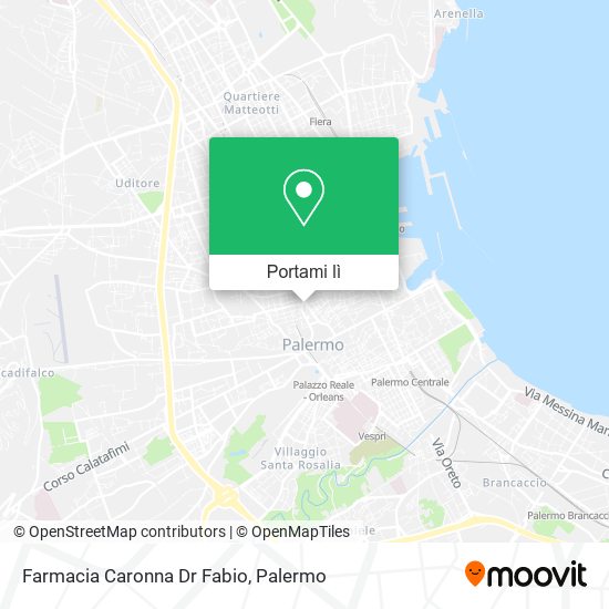 Mappa Farmacia Caronna Dr Fabio