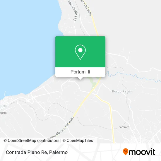 Mappa Contrada Piano Re