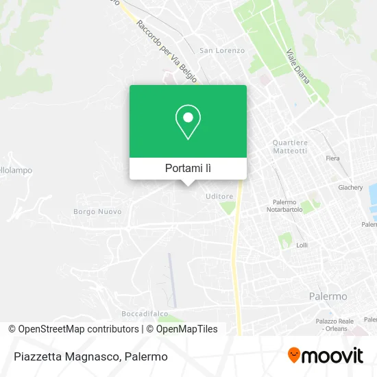 Mappa Piazzetta Magnasco