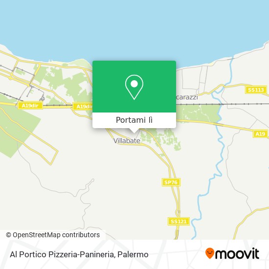 Mappa Al Portico Pizzeria-Panineria