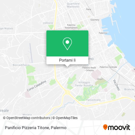 Mappa Panificio Pizzeria Titone