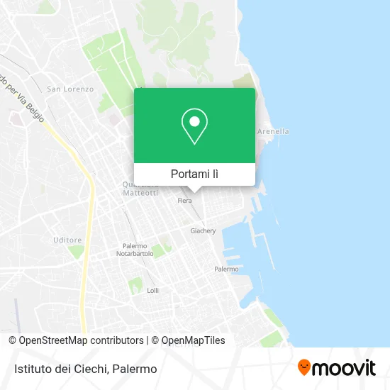 Mappa Istituto dei Ciechi