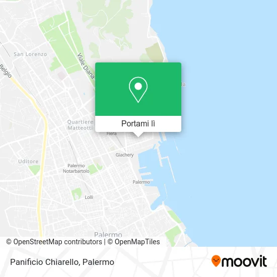 Mappa Panificio Chiarello